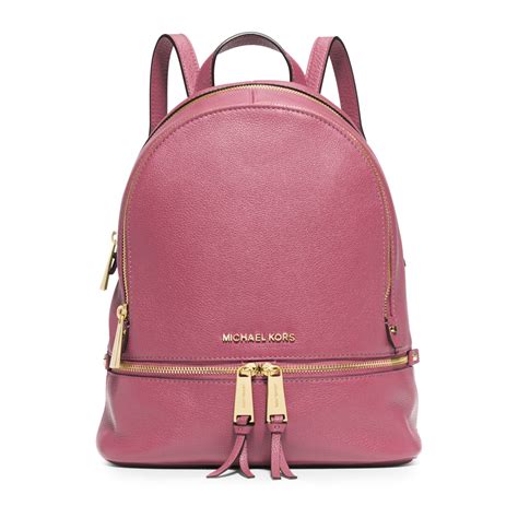 purple michael kors backpack